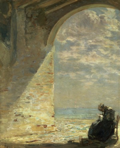 Bij de poort, 1911 door Guglielmo Ciardi